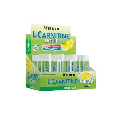 Comprar Reductores Sin Estimulantes WEIDER - L-CARNITINA LIQUID 25* 20 VIALES marca Weider. Precio 29,99 € Comprar Reductores Sin Estimulantes WEIDER - L-CARNITINA LIQUID 25* 20 VIALES marca Weider. Precio 29,99 €
