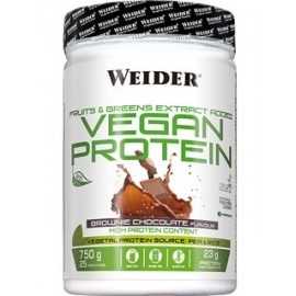 Comprar Proteínas Veganas WEIDER - VEGAN PROTEIN - PROTEINA VEGETAL 750 GR marca Weider. Precio 32,29 €