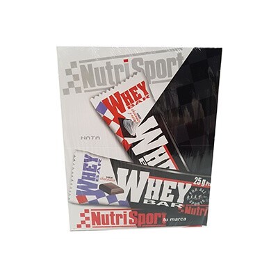 Comprar Barritas de Proteína NUTRISPORT - WHEY BAR 12 BARRITAS * 80 GR marca NutriSport. Precio 29,60 € Comprar Barritas de Proteína NUTRISPORT - WHEY BAR 12 BARRITAS * 80 GR marca NutriSport. Precio 29,60 €