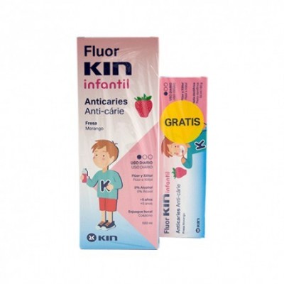 Comprar Infantil KIN - COLUTORIO INFANTIL ANTICARIES FRESA + PASTA INFANTIL ANTICARIES FRESA marca KIN. Precio 4,80 € Comprar Infantil KIN - COLUTORIO INFANTIL ANTICARIES FRESA + PASTA INFANTIL ANTICARIES FRESA marca KIN. Precio 4,80 €