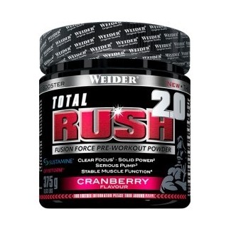 Comprar Pre-Entrenos WEIDER - TOTAL RUSH 2.0 - 375 GR marca Weider. Precio 31,44 € Comprar Pre-Entrenos WEIDER - TOTAL RUSH 2.0 - 375 GR marca Weider. Precio 31,44 €