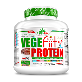 Comprar Proteínas Veganas AMIX GREENDAY - VEGEFIIT PROTEIN - PROTEINA VEGETAL 2 KG marca Amix ® Nutrition. Precio 57,42 €