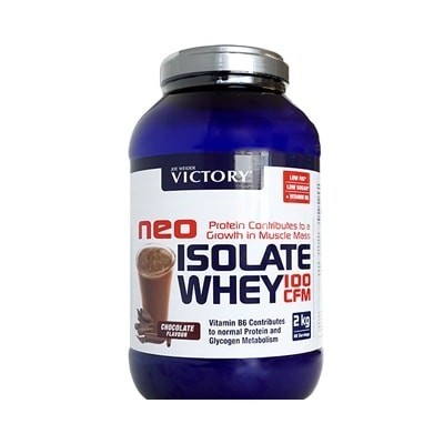 Comprar Aislado de Proteína VICTORY - NEO ISOLATE WHEY 100 CFM - 2 KG marca Victory. Precio 67,99 € Comprar Aislado de Proteína VICTORY - NEO ISOLATE WHEY 100 CFM - 2 KG marca Victory. Precio 67,99 €