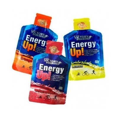 Comprar Geles Energéticos VICTORY ENDURANCE - ENERGY UP 1 GEL * 40 GR marca Victory Endurance. Precio 1,10 €