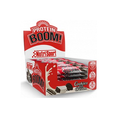 Comprar Barritas de Proteína NUTRISPORT - PROTEIN BOOM 24 BARRITAS x 49 GR marca NutriSport. Precio 44,40 €