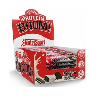 Comprar Barritas de Proteína NUTRISPORT - PROTEIN BOOM 24 BARRITAS x 49 GR marca NutriSport. Precio 44,40 €