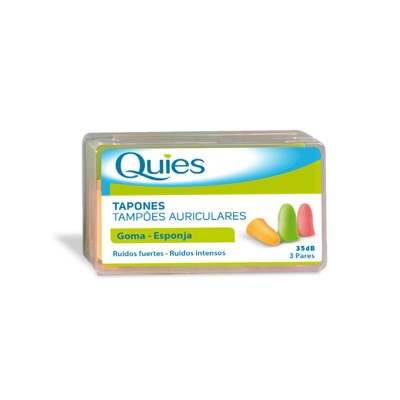 Comprar Botiquín QUIES TAPONES OIDOS GOMA 6 U marca DEITERS. Precio 3,10 € Comprar Botiquín QUIES TAPONES OIDOS GOMA 6 U marca DEITERS. Precio 3,10 €