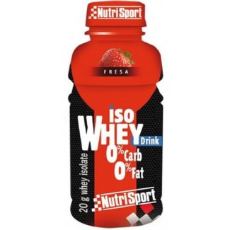 Comprar Proteínas Listas para Consumo NUTRISPORT - ISO WHEY DRINK 330ML FRESA marca NutriSport. Precio 2,90 € Comprar Proteínas Listas para Consumo NUTRISPORT - ISO WHEY DRINK 330ML FRESA marca NutriSport. Precio 2,90 €