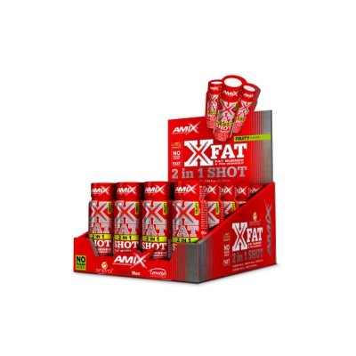 Comprar Reductores Con Estimulantes AMIX XFAT 2 EN 1 SHOT - 20 VIALES X 60 ML marca Amix ® Nutrition. Precio 39,90 €