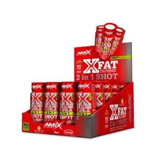 Comprar Reductores Con Estimulantes AMIX XFAT 2 EN 1 SHOT - 20 VIALES X 60 ML marca Amix ® Nutrition. Precio 39,90 €