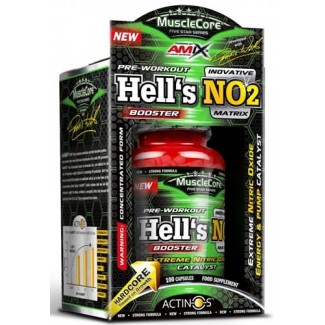 Comprar Pre-Entrenos AMIX - MUSCLECORE HELL´S NO2 100 CAPS marca Amix ® Nutrition. Precio 32,50 € Comprar Pre-Entrenos AMIX - MUSCLECORE HELL´S NO2 100 CAPS marca Amix ® Nutrition. Precio 32,50 €