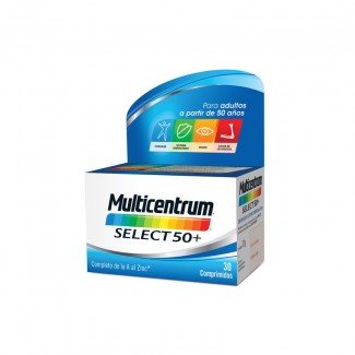 Comprar Multivitamínicos MULTICENTRUM SELECT 50+ 30 COMPRIMIDOS marca MULTICENTRUM. Precio 9,15 € Comprar Multivitamínicos MULTICENTRUM SELECT 50+ 30 COMPRIMIDOS marca MULTICENTRUM. Precio 9,15 €
