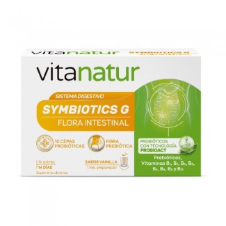 Comprar Complemento Nutricional VITANATUR SIMBIOTICS G 14 SOBRES marca VITANATUR. Precio 8,99 € Comprar Complemento Nutricional VITANATUR SIMBIOTICS G 14 SOBRES marca VITANATUR. Precio 8,99 €