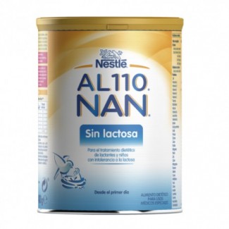 Comprar Leches Especiales AL-110 NAN SIN LACTOSA 400GR marca NESTLE. Precio 9,99 € Comprar Leches Especiales AL-110 NAN SIN LACTOSA 400GR marca NESTLE. Precio 9,99 €