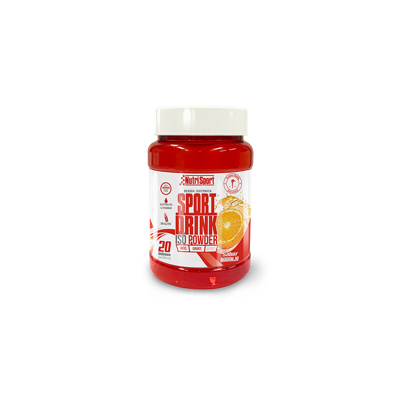 Comprar Isotónicos y Sales NUTRISPORT - SPORT DRINK ISO POWDER 1020 GR ( 20 BIDONES ) . marca NutriSport. Precio 21,00 €