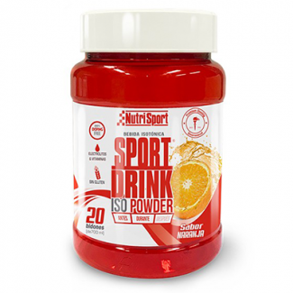 Comprar Isotónicos y Sales NUTRISPORT - SPORT DRINK ISO POWDER 1020 GR ( 20 BIDONES ) . marca NutriSport. Precio 21,00 €