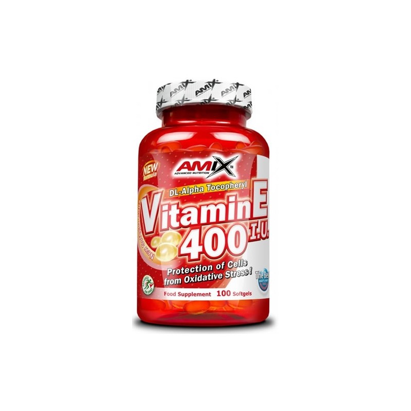 Comprar Vitaminas AMIX - VITAMINA E 400 IU 100 CAPS marca Amix ® Nutrition. Precio 25,10 €