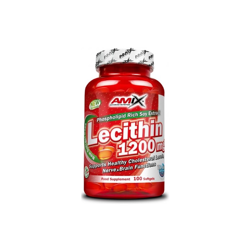 Comprar Vitaminas AMIX - LECITHIN 1200 MG 100 CAPS marca Amix ® Nutrition. Precio 17,60 €