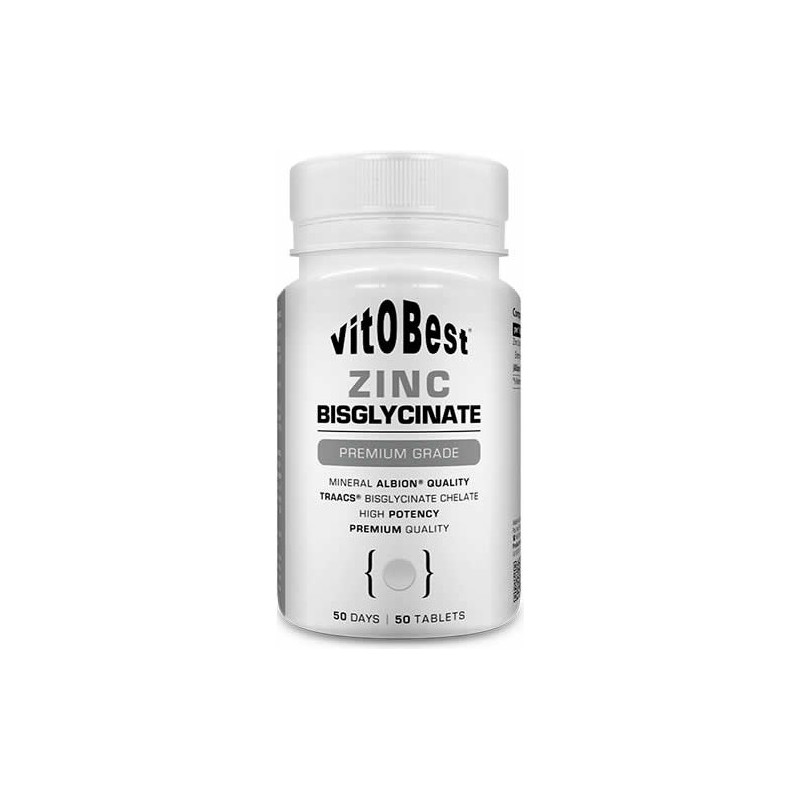 Comprar Inicio VITOBEST - ZINC GLYCINATE 50 CAPS marca . Precio 7,90 €