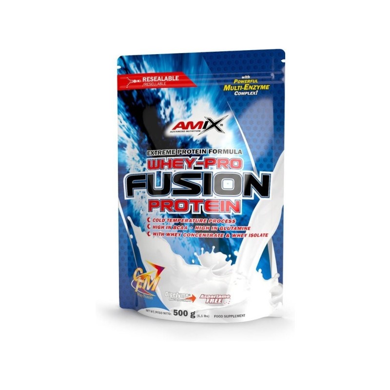 Comprar Concentrado de Suero AMIX - WHEY-PRO FUSION 500GR marca Amix ® Nutrition. Precio 23,90 €