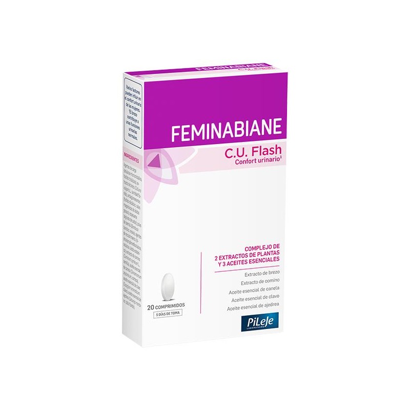 Comprar Inicio FEMINABIANE CU FLASH 20 COMPRIMIDOS marca . Precio 13,90 €