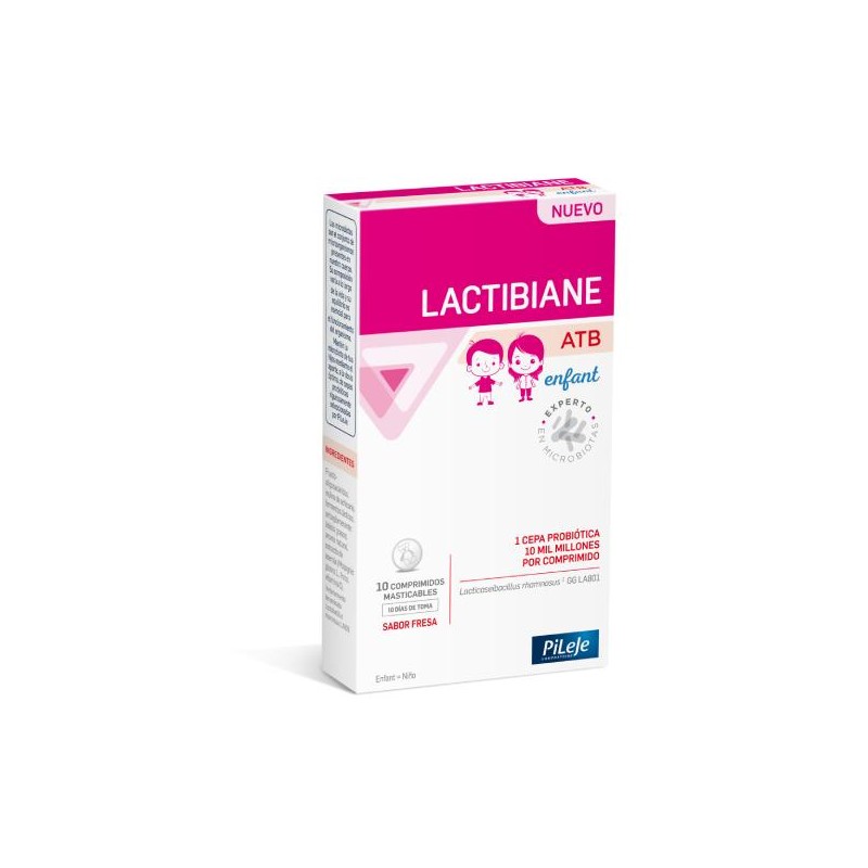 Comprar Inicio LACTIBIANE ATB , ENFANT, 10 C0MPRIMIDOS MASTICABLES marca . Precio 0,00 €