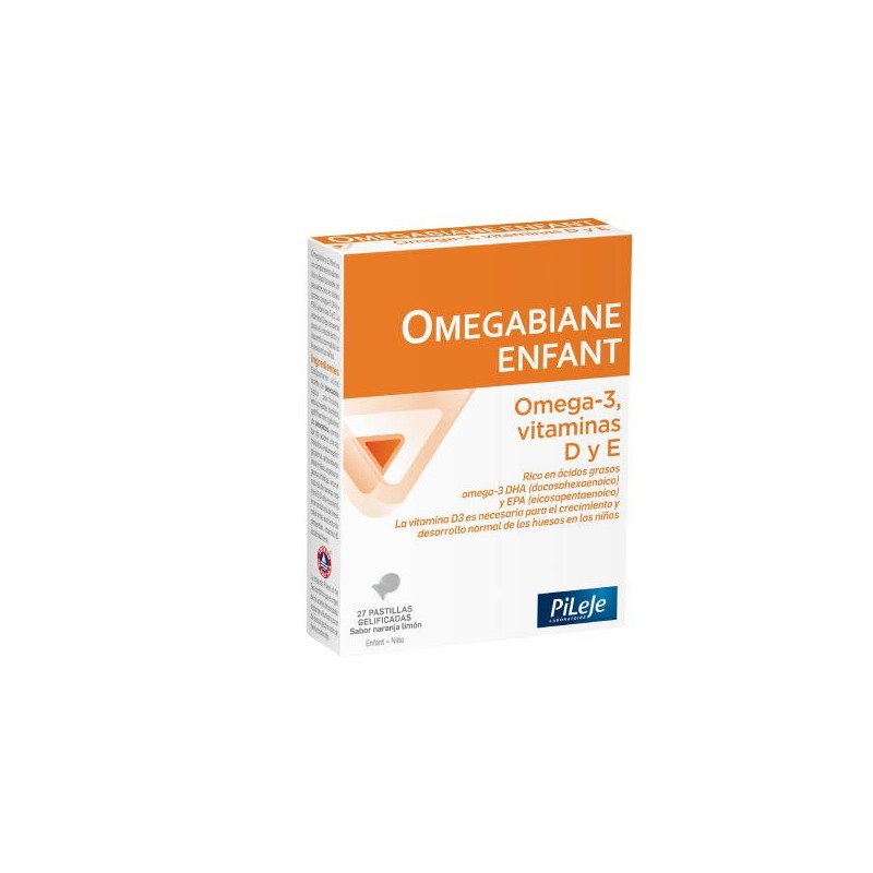 Comprar Inicio OMEGABIANE ENFANT OMEGA - 3  VITAMINAS D Y E marca PILEJE . Precio 15,90 €
