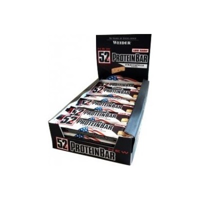 Comprar Barritas de Proteína WEIDER - 52% PROTEIN BAR 24*50 GR marca Weider. Precio 62,40 € Comprar Barritas de Proteína WEIDER - 52% PROTEIN BAR 24*50 GR marca Weider. Precio 62,40 €