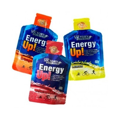 Comprar Geles Energéticos VICTORY ENDURANCE - ENERGY UP 24 GELES * 40 GR marca Victory Endurance. Precio 33,52 €